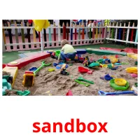 sandbox flashcards illustrate