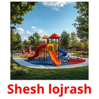 Shesh lojrash flashcards illustrate