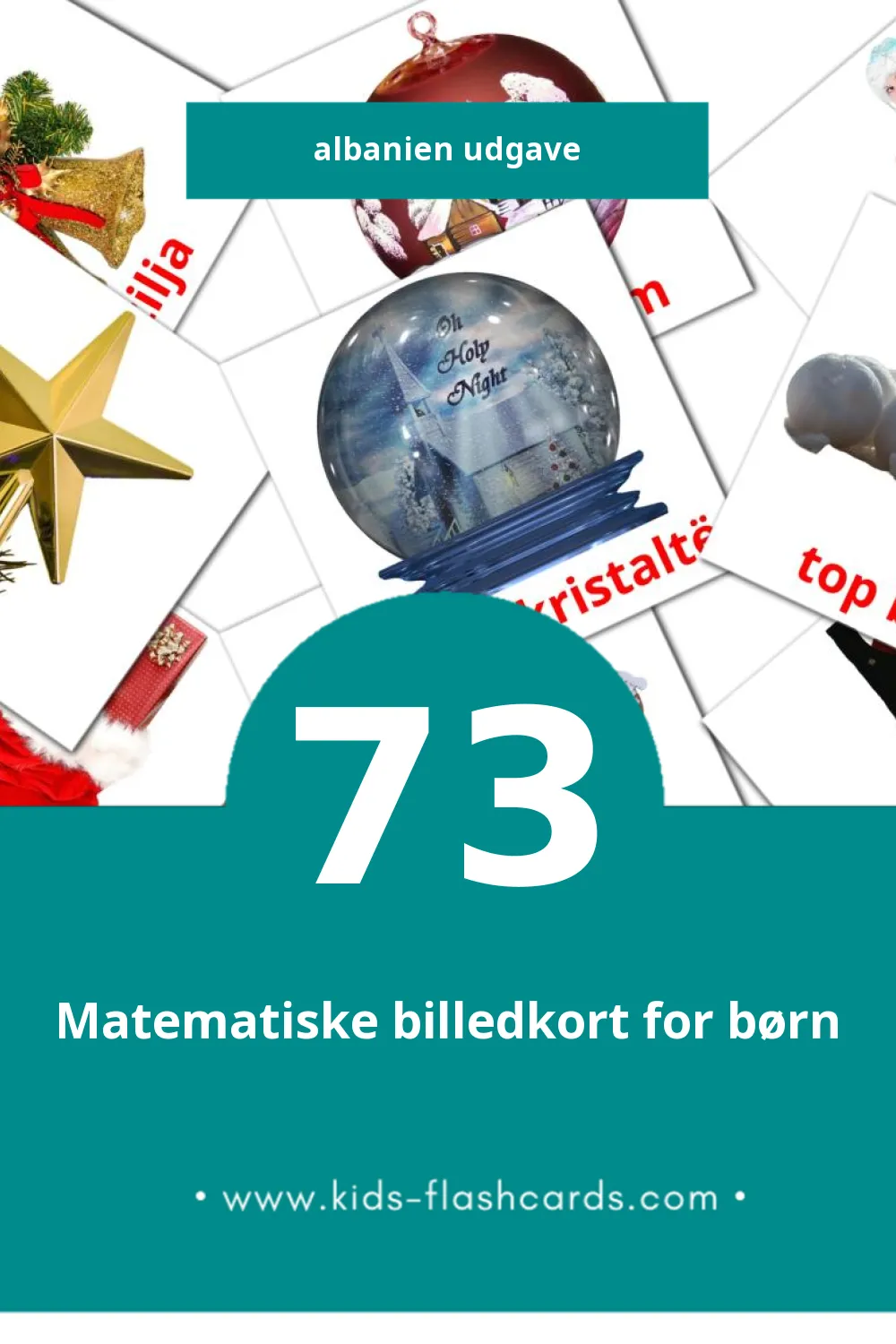 Visuelle billedkort for børn om Pushime til småbørn (73 kort på Albanien)