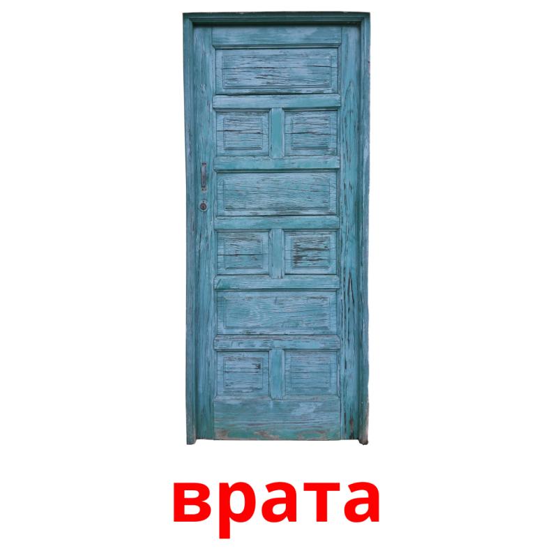 врата Tarjetas didacticas