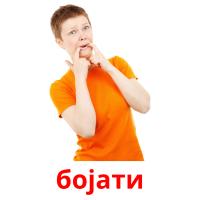 бојати picture flashcards