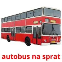 autobus na sprat picture flashcards