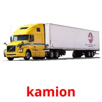 kamion picture flashcards