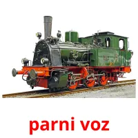 parni voz ansichtkaarten