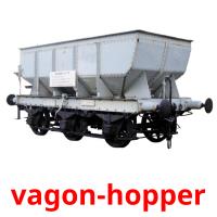vagon-hopper flashcards illustrate