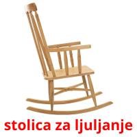 stolica za ljuljanje Tarjetas didacticas