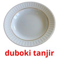 duboki tanjir flashcards illustrate
