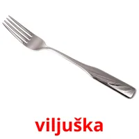 viljuška Bildkarteikarten