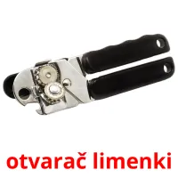 otvarač limenki Bildkarteikarten