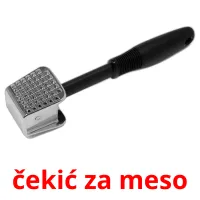 čekić za meso Bildkarteikarten