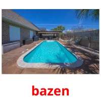 bazen cartões com imagens