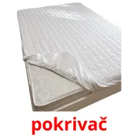 pokrivač picture flashcards