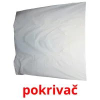 pokrivač picture flashcards