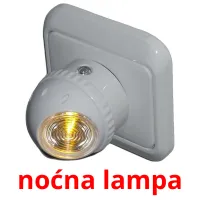 noćna lampa Bildkarteikarten