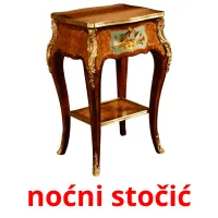 noćni stočić Bildkarteikarten