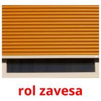 rol zavesa picture flashcards