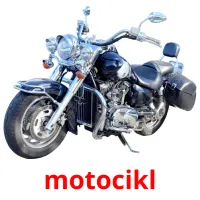 motocikl ansichtkaarten