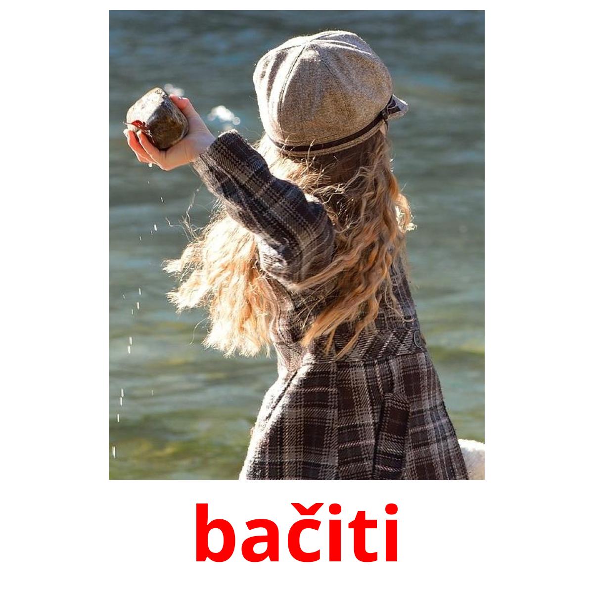 bačiti bačiti picture flashcards