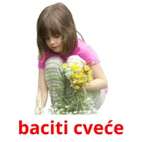 baciti cveće ansichtkaarten