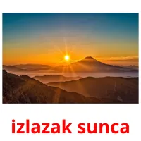 izlazak sunca cartões com imagens