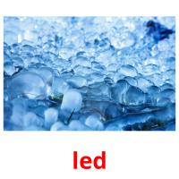 led picture flashcards