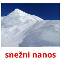snežni nanos picture flashcards