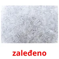 zaleđeno cartões com imagens