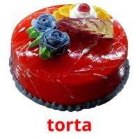 torta picture flashcards