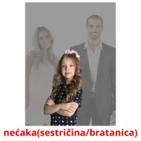 nećaka(sestričina/bratanica) Bildkarteikarten