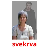 svekrva Bildkarteikarten