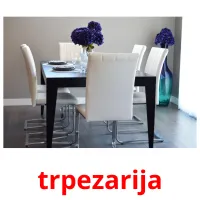 trpezarija picture flashcards