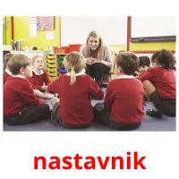 nastavnik Bildkarteikarten