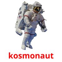 kosmonaut Bildkarteikarten