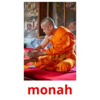 monah picture flashcards