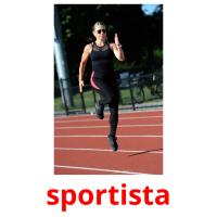 sportista picture flashcards
