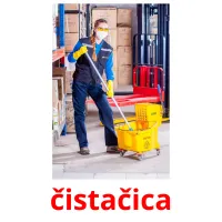 čistačica Bildkarteikarten