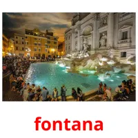 fontana cartões com imagens