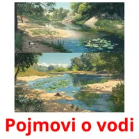 Pojmovi o vodi cartões com imagens