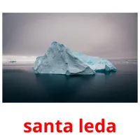 santa leda cartões com imagens