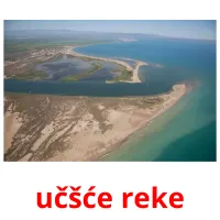 učšće reke cartões com imagens