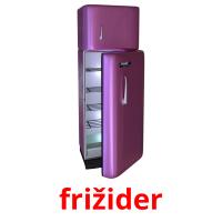 frižider flashcards illustrate