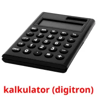 kalkulator (digitron) ansichtkaarten