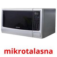mikrotalasna picture flashcards