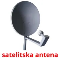 satelitska antena cartões com imagens