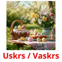 Uskrs / Vaskrs Bildkarteikarten