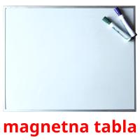 magnetna tabla picture flashcards