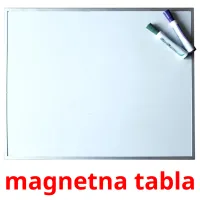 magnetna tabla cartões com imagens