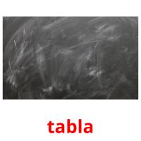 tabla picture flashcards