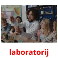 laboratorij flashcards illustrate