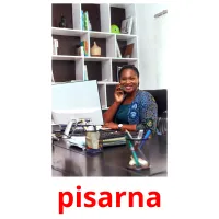 pisarna flashcards illustrate